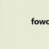 fowo是什么品牌包（fow）