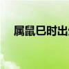 属鼠巳时出生的女孩（巳时出生的女孩）