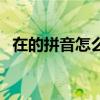 在的拼音怎么写田字格（在的拼音怎么写）