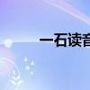 一石读音是什么意思（一石读音）
