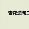 杏花造句二年级简单又短（杏花造句）