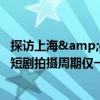 探访上海&quot;竖店&quot;：租一天6000块，短剧拍摄周期仅一礼拜