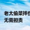 老太偷菜摔伤要求菜主赔8万被驳回 合法自助无需担责