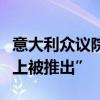 意大利众议院发生斗殴，一名议员“坐在轮椅上被推出”