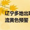 辽宁多地出现短时强降水 14日继续发布强对流黄色预警