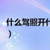 什么驾照开什么车的规定（什么驾照开什么车）