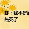 虾：我不是红了 我是熟了 疑水温过高直接被热死了