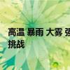 高温 暴雨 大雾 强对流！四预警齐发 全国多地迎来极端天气挑战