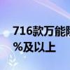 716款万能险发布5月份结算利率 近八成达3%及以上