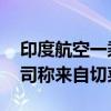 印度航空一乘客在飞机餐中吃出刀片 航空公司称来自切菜机