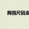 胸围尺码表abcd什么意思（胸围尺码）