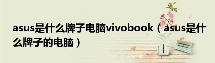 asus是什么牌子电脑主板（asus vivobook 15x oled马来西亚）