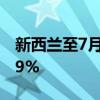 新西兰至7月2日全球乳制品贸易价格指数-6.9%