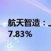 航天智造：上半年净利润预增108.10%至137.83%