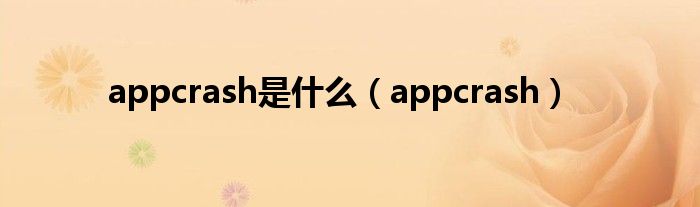 appcrash explorer的问题怎么修复（appcrash问题怎样解决）
