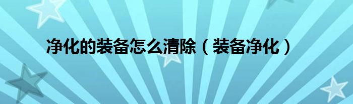 dnf装备净化书在哪里买（装备净化和清除）