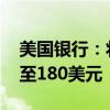 美国银行：将AMD的目标价从195美元下调至180美元