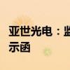 亚世光电：监事那松收到辽宁监管局出具的警示函