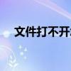 文件打不开怎么转换格式（文件打不开）