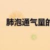 肺泡通气量的概念（肺泡通气量名词解释）