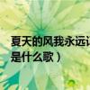 夏天的风我永远记得是什么歌的歌词（夏天的风我永远记得是什么歌）
