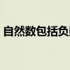 自然数包括负数吗高中（自然数包括负数吗）