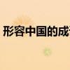 形容中国的成语地大物博（形容中国的成语）