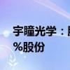 宇瞳光学：股东张品光计划减持不超0.6194%股份