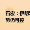 石宏：伊朗对以色列的报复点到为止 中东局势仍可控