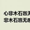 心非木石岂无感吞声踯躅不敢言什么意思（心非木石岂无感）