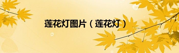 莲花灯的画法简笔画（莲花灯的画法）