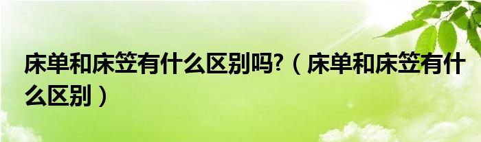床笠式三件套床笠床单（床单和床笠和床垫的区别）