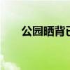公园晒背已成潮流 养生新风尚引争议