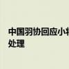 中国羽协回应小将张志杰遗体将在印尼火化：相关部门正在处理