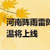 河南阵雨雷阵雨频繁出没！周中后期35℃+高温将上线