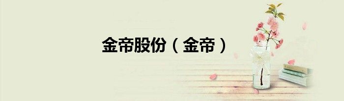 金帝控股（金帝股份经营）