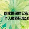 国家医保局公布2024年居民医保最新缴费标准 财政补助和个人缴费标准分别较上年增加30元和20元