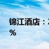 锦江酒店：2024年上半年净利润增长59.15%