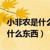 小非农是什么意思?赚钱的大行情!（小非农是什么东西）
