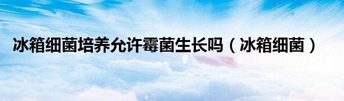冰箱保鲜细菌多不多（冰箱保鲜细菌）