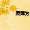 顾魏为什么不敢做手术（顾魏）
