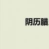 阴历腊月二十七（腊月二十七）