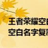 王者荣耀空白名字复制粘贴2023（王者荣耀空白名字复制）
