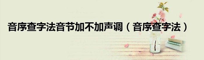 音序查字法是大写还是小写（音序查字法查音节带拼音吗）