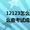 12123怎么查考试成绩查不出来（12123怎么查考试成绩）