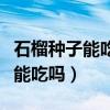 石榴种子能吃吗的营养价值与功效（石榴种子能吃吗）