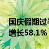 国庆假期过半 深圳机场口岸出入境人员同比增长58.1%