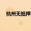 杭州无抵押贷款公司（杭州无抵押贷款）