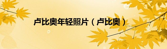 卢比奥好帅（卢比奥年轻帅气照片）