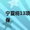 宁夏将13项辅助生殖类医疗服务项目纳入医保